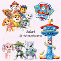 Kit de fiesta infantil Paw Patrol - PNG