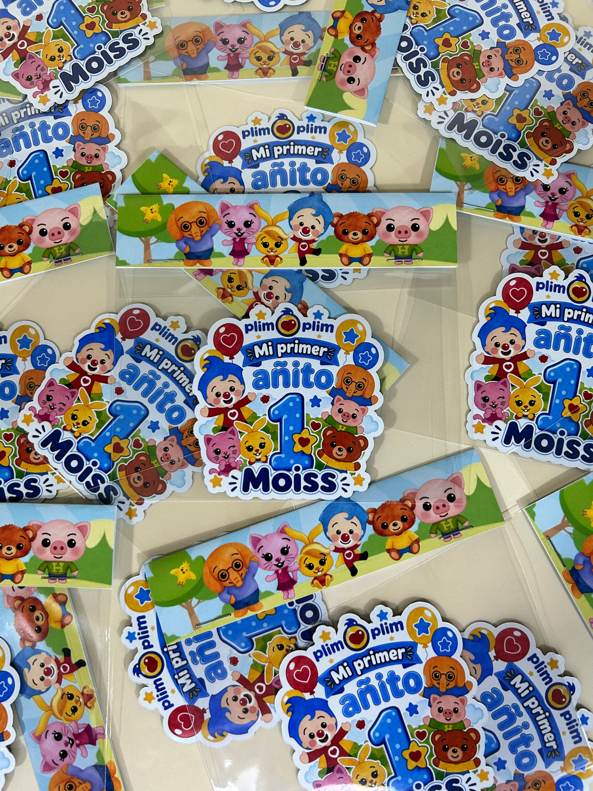 Imanes Personalizados Plim Plim | Detalle Cumpleaños Infantil | Imanes Recuerdos Para Invitados | 8 a 40 Unidades