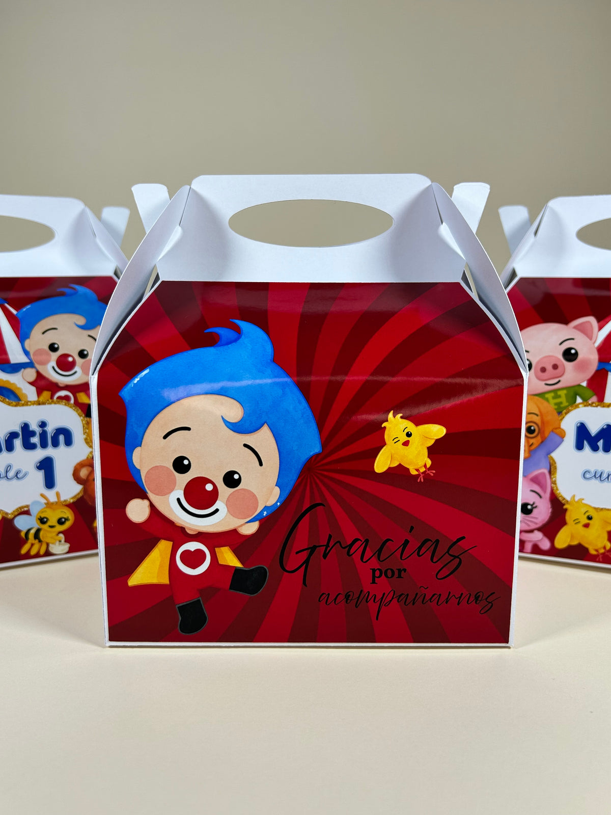 Cajitas personalizadas plim Plim | Cajita Cumpleaños