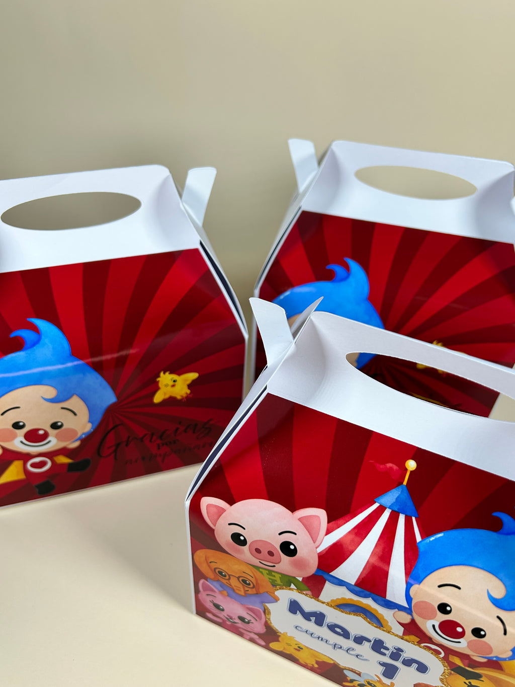 Cajitas personalizadas plim Plim | Cajita Cumpleaños