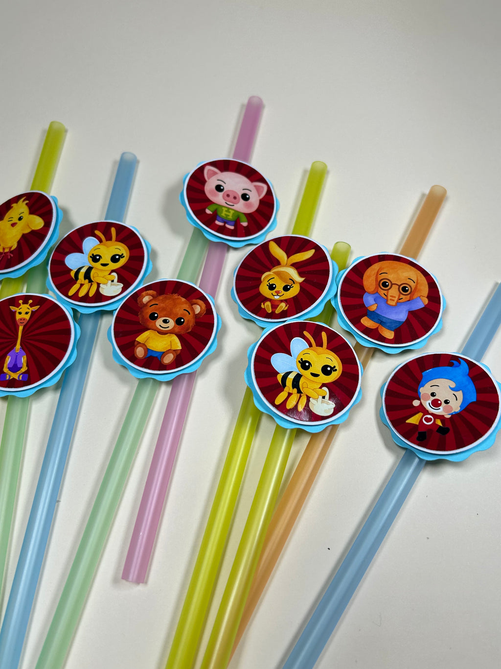Pajitas Personalizadas Plim Plim | Pajitas para Cumpleaños