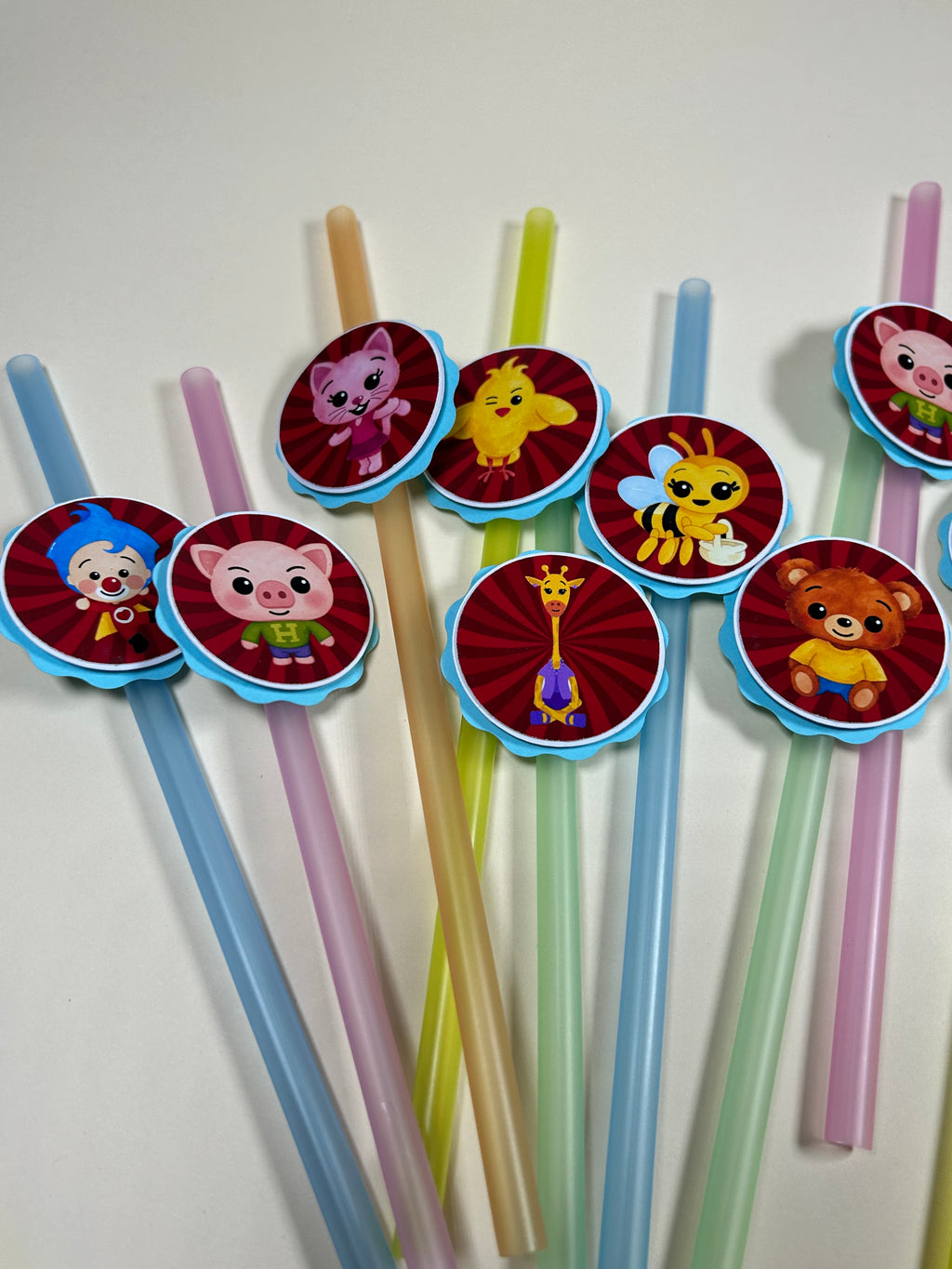 Pajitas Personalizadas Plim Plim | Pajitas para Cumpleaños